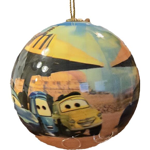 Vintage Holiday Disney / Pixar‎ Cars Shatterproof Ball Christmas Tree Ornament - Picture 2 of 8
